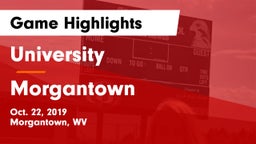 University  vs Morgantown  Game Highlights - Oct. 22, 2019