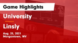 University  vs Linsly  Game Highlights - Aug. 25, 2021