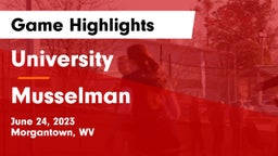 University  vs Musselman  Game Highlights - June 24, 2023