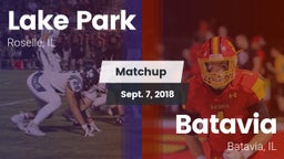 Matchup: Lake Park High vs. Batavia  2018