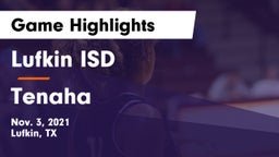 Lufkin ISD vs Tenaha  Game Highlights - Nov. 3, 2021