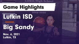 Lufkin ISD vs Big Sandy  Game Highlights - Nov. 6, 2021
