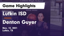 Lufkin ISD vs Denton Guyer Game Highlights - Nov. 12, 2021