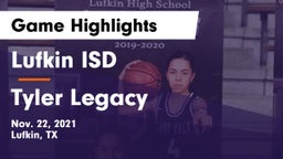 Lufkin ISD vs Tyler Legacy Game Highlights - Nov. 22, 2021