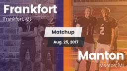Matchup: Frankfort High Schoo vs. Manton  2017