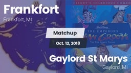 Matchup: Frankfort High Schoo vs. Gaylord St Marys 2018