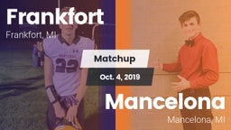 Matchup: Frankfort High Schoo vs. Mancelona  2019