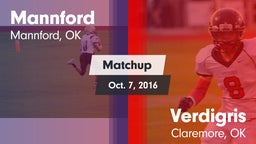 Matchup: Mannford  vs. Verdigris  2016