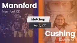 Matchup: Mannford  vs. Cushing  2017
