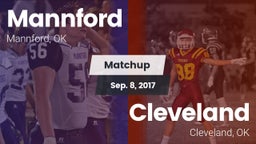 Matchup: Mannford  vs. Cleveland  2017