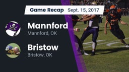 Recap: Mannford  vs. Bristow  2017