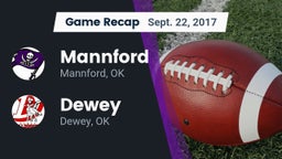 Recap: Mannford  vs. Dewey  2017
