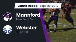 Recap: Mannford  vs. Webster  2017