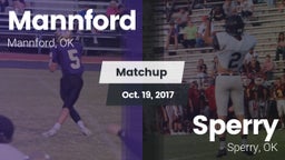 Matchup: Mannford  vs. Sperry  2017