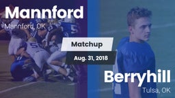 Matchup: Mannford  vs. Berryhill  2018