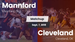 Matchup: Mannford  vs. Cleveland  2018