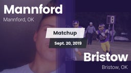 Matchup: Mannford  vs. Bristow  2019