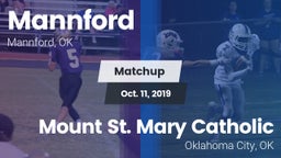 Matchup: Mannford  vs. Mount St. Mary Catholic  2019