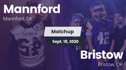 Matchup: Mannford  vs. Bristow  2020