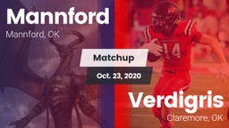 Matchup: Mannford  vs. Verdigris  2020