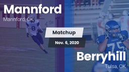Matchup: Mannford  vs. Berryhill  2020