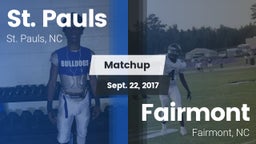 Matchup: St. Pauls High vs. Fairmont  2017