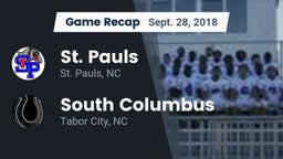Recap: St. Pauls  vs. South Columbus  2018