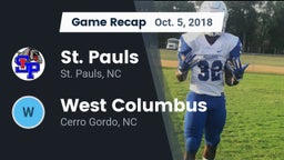Recap: St. Pauls  vs. West Columbus  2018