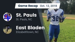 Recap: St. Pauls  vs. East Bladen  2018