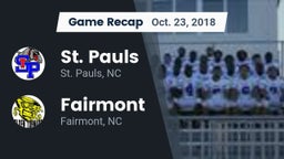 Recap: St. Pauls  vs. Fairmont  2018