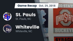 Recap: St. Pauls  vs. Whiteville  2018