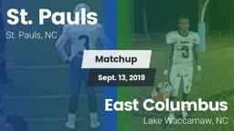 Matchup: St. Pauls High vs. East Columbus  2019