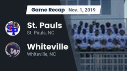 Recap: St. Pauls  vs. Whiteville  2019