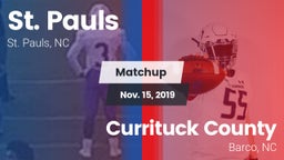 Matchup: St. Pauls High vs. Currituck County  2019