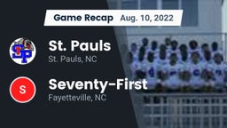 Recap: St. Pauls  vs. Seventy-First  2022
