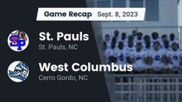 Recap: St. Pauls  vs. West Columbus  2023