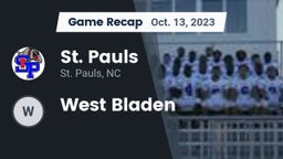 Recap: St. Pauls  vs. West Bladen 2023