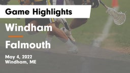 Windham  vs Falmouth  Game Highlights - May 4, 2022