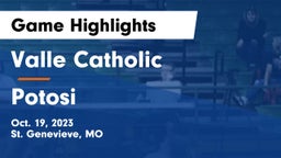 Valle Catholic  vs Potosi Game Highlights - Oct. 19, 2023