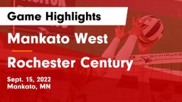 Mankato West  vs Rochester Century  Game Highlights - Sept. 15, 2022