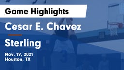 Cesar E. Chavez  vs Sterling  Game Highlights - Nov. 19, 2021
