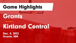 Grants  vs Kirtland Central  Game Highlights - Dec. 8, 2023