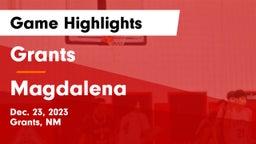 Grants  vs Magdalena  Game Highlights - Dec. 23, 2023