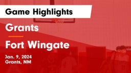 Grants  vs Fort Wingate Game Highlights - Jan. 9, 2024