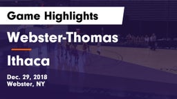 Webster-Thomas  vs Ithaca  Game Highlights - Dec. 29, 2018