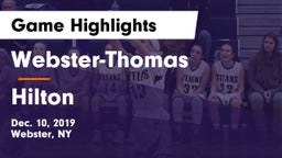 Webster-Thomas  vs Hilton  Game Highlights - Dec. 10, 2019