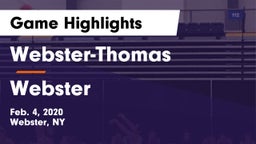 Webster-Thomas  vs Webster  Game Highlights - Feb. 4, 2020