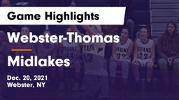Webster-Thomas  vs Midlakes  Game Highlights - Dec. 20, 2021