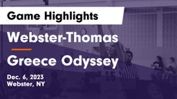 Webster-Thomas  vs Greece Odyssey  Game Highlights - Dec. 6, 2023