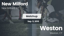Matchup: New Milford vs. Weston  2016